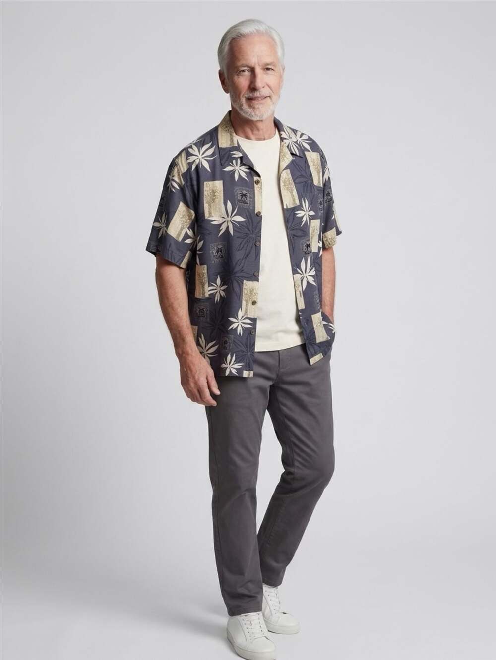 Reyn Spooner Hawaiian Traditionals Regency Silk Jacquard Shirt